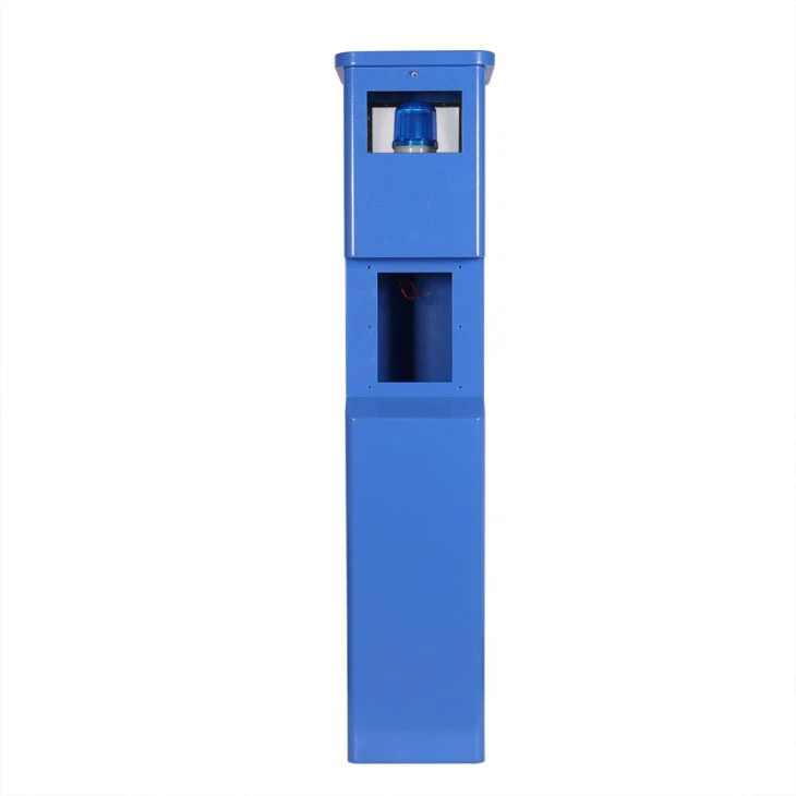 Cordless Landline Emergency Call Pillar With Blue LED Lamp For Outdoor